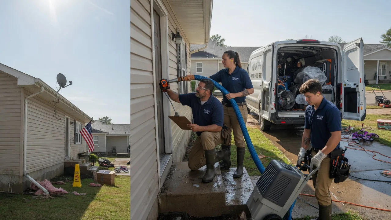 Ceiling Water Damage Restoration in Oologah, OK near me